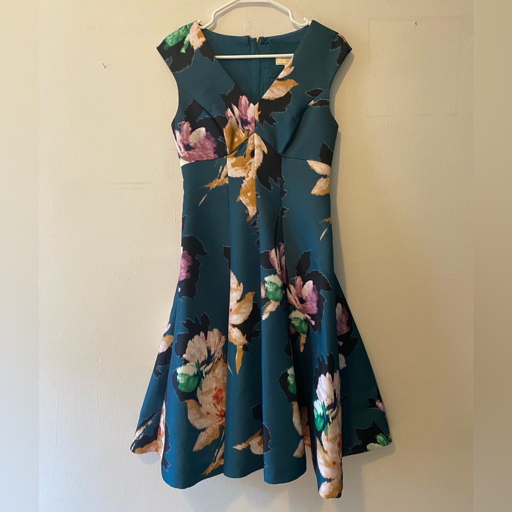 Anthropologie Teal Dress